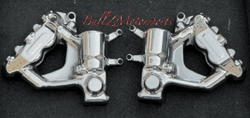 Hayabusa Chrome Left & Right Hand Front Caliper & Fork End Covers