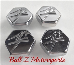 Hayabusa Chrome 3D Hex Smooth Triple Tree Bolt Plugs/Covers/Caps
