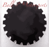 Black Anodized Ball Cut Gas Cap