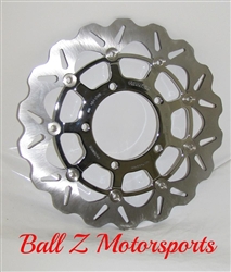 Chrome Galfer Wave Front Brake Rotors! Lowest Price! Fastest Shipping! Highest Quality!! Best Braking Power You Can Buy!! In Stock! Look At Our Huge Selection Of Chrome Parts & Accessories! Fits 08,09 Hayabusas!