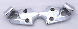 08-Up Hayabusa Chromed Stock/OEM Top Clamp Cover